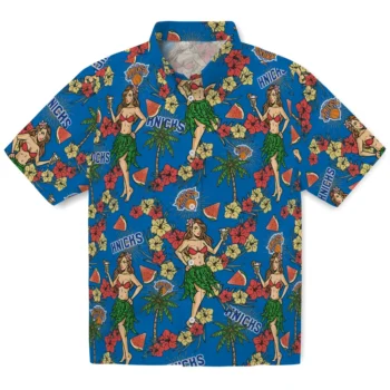 new york knicks hawaiian girls design blue hawaiian shirts best selling