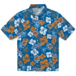 New York Knicks Hawaiian Shirt – Hibiscus Flower Design