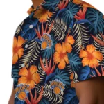 New York Knicks Hawaiian Shirt – Hibiscus Foliage