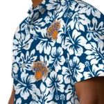 New York Knicks Hawaiian Shirt – Hibiscus Motif