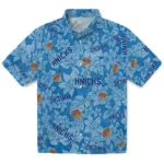 New York Knicks Hawaiian Shirt – Hibiscus Oasis