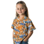 New York Knicks Hawaiian Shirt – Hibiscus Overlay