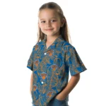 New York Knicks Hawaiian Shirt – Leaf Outline