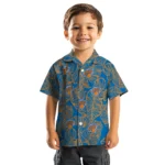 New York Knicks Hawaiian Shirt – Leaf Outline