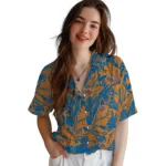 New York Knicks Hawaiian Shirt – Monstera Layer