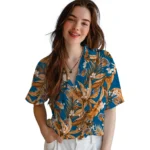 New York Knicks Hawaiian Shirt – Palm Leaves