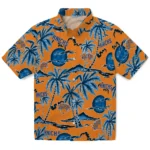 New York Knicks Hawaiian Shirt – Palm Sunset