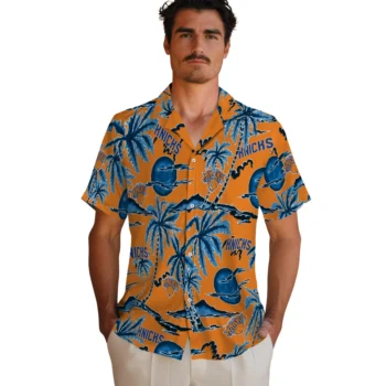 new york knicks palm sunset hawaiian shirts fashion forward