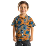 New York Knicks Hawaiian Shirt – Palm Sunset