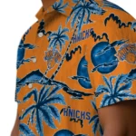 New York Knicks Hawaiian Shirt – Palm Sunset