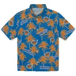 New York Knicks Hawaiian Shirt – Palm Tree Motif