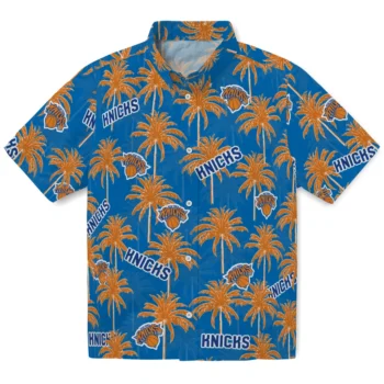 new york knicks palm grove blue hawaiian shirts best selling