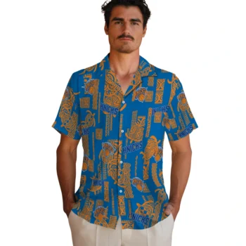 new york knicks turtle lines blue hawaiian shirts fashion forward