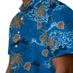 New York Knicks Hawaiian Shirt – Wave Palm