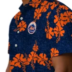 New York Mets Hawaiian Shirt – 50th State Flower