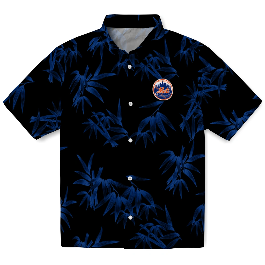 New York Mets Hawaiian Shirt - Bamboo Branches new york mets bamboo branches blue black hawaiian shirts best selling