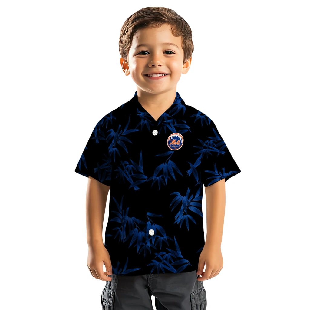 New York Mets Hawaiian Shirt - Bamboo Branches new york mets bamboo branches blue black hawaiian shirts top rated