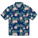New York Mets Hawaiian Shirt – Flamingo and Hibiscus