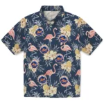 New York Mets Hawaiian Shirt – Flamingo Hibiscus