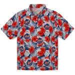 New York Mets Hawaiian Shirt – Hibiscus Fiesta