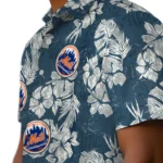 New York Mets Hawaiian Shirt – Hibiscus Flowers