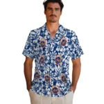 New York Mets Hawaiian Shirt – Hibiscus Motif
