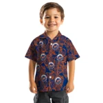 New York Mets Hawaiian Shirt – Leaf Outline