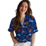 New York Mets Hawaiian Shirt – Palm And Clouds