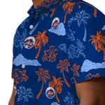 New York Mets Hawaiian Shirt – Palm And Clouds