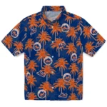 New York Mets Hawaiian Shirt – Palm Tree Motif