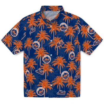 new york mets palm grove blue hawaiian shirts best selling