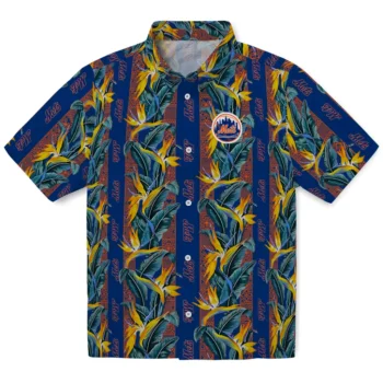 new york mets paradise vines blue hawaiian shirts best selling