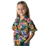 New York Rangers Hawaiian Shirt – Brilliant Hibiscus Garden