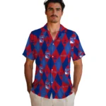 New York Rangers Hawaiian Shirt – Golfing Plaid
