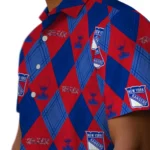 New York Rangers Hawaiian Shirt – Golfing Plaid
