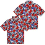 New York Rangers Hawaiian Shirt – Hibiscus Fiesta