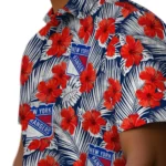 New York Rangers Hawaiian Shirt – Hibiscus Fiesta