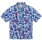 New York Rangers Hawaiian Shirt – Hibiscus Motif