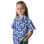 New York Rangers Hawaiian Shirt – Hibiscus Motif
