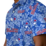 New York Rangers Hawaiian Shirt – Hibiscus Oasis
