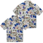 New York Rangers Hawaiian Shirt – Hibiscus Seaside
