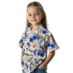 New York Rangers Hawaiian Shirt – Hibiscus Seaside