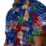 New York Rangers Hawaiian Shirt – Hibiscus Tiki Jungle