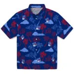 New York Rangers Hawaiian Shirt – Palm And Clouds