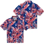 New York Rangers Hawaiian Shirt – Palm Leaves