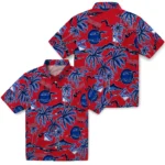 New York Rangers Hawaiian Shirt – Palm Sunset