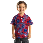 New York Rangers Hawaiian Shirt – Palm Sunset