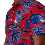 New York Rangers Hawaiian Shirt – Palm Sunset