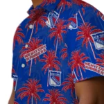 New York Rangers Hawaiian Shirt – Palm Tree Motif