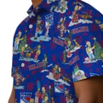 New York Rangers Hawaiian Shirt – Simpsons Christmas